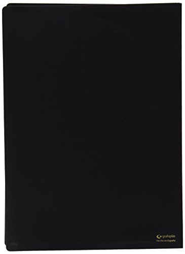 grafoplas 1475510 Folder with 30 Sleeves, Foolscap, Tapas PP, Black, Folio - Image 2
