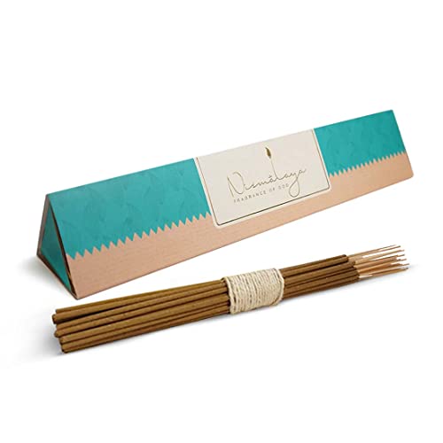 Nirmalaya Premium Luxury Natural Forest Wood Incense Sticks | Bamboo Less & Charcoal Free | Pack of 40 Sticks, 100g | Ideal for Home, Office, Yoga, Meditation & Aromatherapy | Long Lasting Fragrance