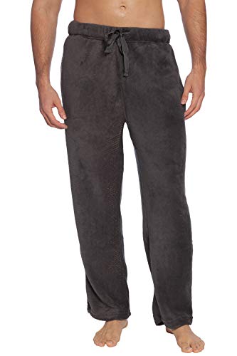 INTIMO mens Plush Pajama Pants