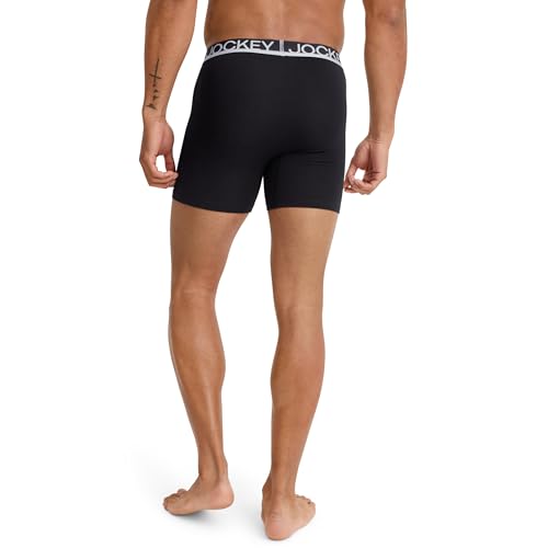 Image of Jockey Men's Underwear True Style 6 inch Boxer Brief - 3 Pack