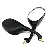 Espejo retrovisor Moto Espejo retrovisor para motocicleta, espejos de repuesto para la parte trasera de 8mm, uso Universal para bicicleta eléctrica, 2 unids/lote Moto espejo retrovisor