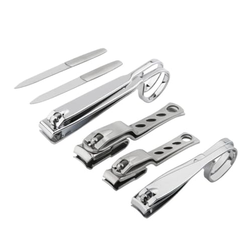 VALICLUD 6個 ステンレス製グリップネイルクリッパー点 高耐久マニ ツール 使いやすいハンドル設計 高齢者 関節炎対応 家 旅行用指甲剪
