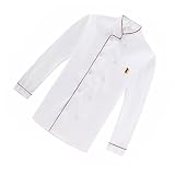 COLLBATH Langärmlige Lockere Kochjacke für Herren und Damen Ölbeständige Atmungsaktive...