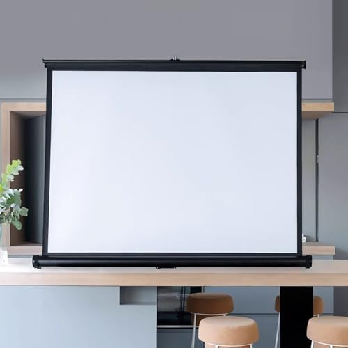 Pantalla manual portátil para proyector 50 pulgadas 16:9 miniatura 1