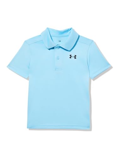 Image of Under Armour Boys' Matchplay Short Sleeve Golf Polo, Lightweight Performance Stretch, Logo Detailing