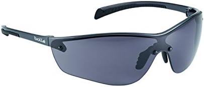 Bollé Safety Bolle Safety 40238, Silium+ Safety Glasses Platinum®, Dark Gunmetal Frame, Smoke Lenses