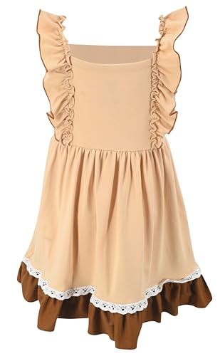 Image of Unique Baby Girls Smocked Holiday Dress for Big Kids and Toddler Outfit Clothes with Embroidery