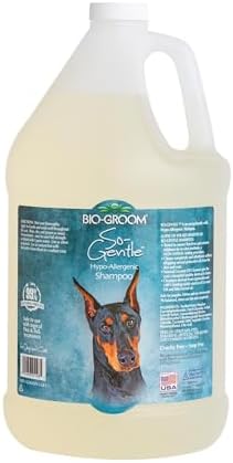Bio-Groom So-Gentle Hypoallergenic Dog Shampoo - Tearless, Cat & Dog Bathing Supplies, Puppy Shampoo for Gentle Skin, Cruelty-Free, Made in USA, Tear-Free Dog Products - 1 Gallon