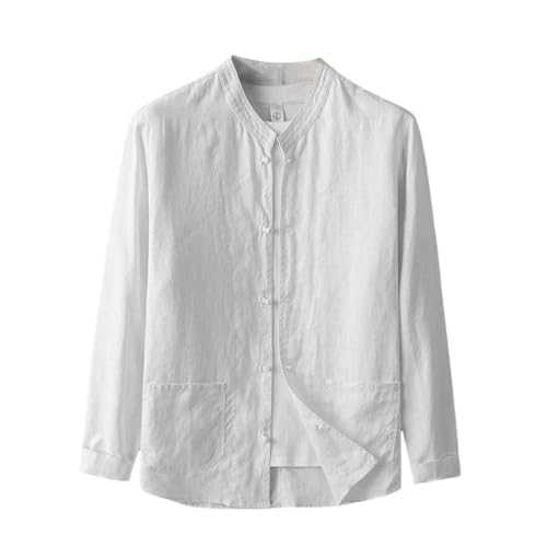 Chemise en lin homme style chinois rétro pour exprimer votre liberté au quotidien