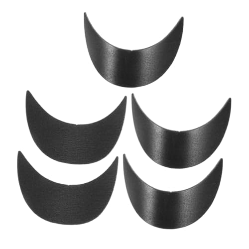 LIFKOME 5pcs Boy Girl's Hat Brim Support Durable Plastic Inserts for DIY Baseball Caps Fashionable Visor Enhancements for Boy Girl Headwear Black