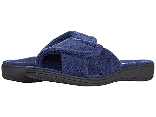 Image of David Tate Women's Cozy Black Faux Fur Slipper