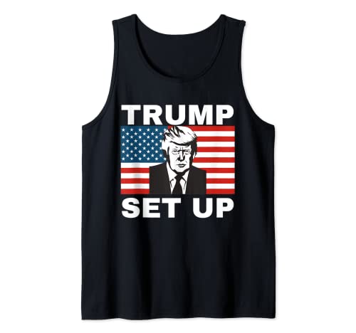 TRUMP CONFIGURAR Pro-Trump Anti-Demócrata Camiseta sin Mangas