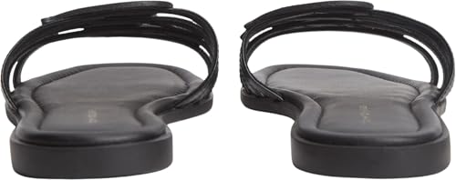 Tommy Hilfiger Sandales plates Th Script FW0FW09368 pour femme, noir, 5