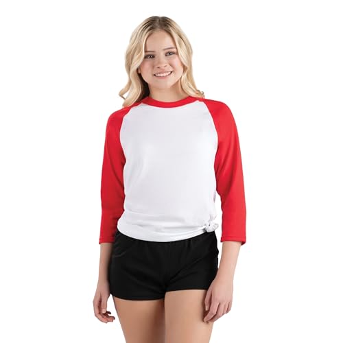 Camiseta de béisbol Augusta Sportswear para hombre - Cuello redondo, manga 3/4, mezcla suave de algodón para práctica y juego miniatura 6