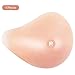 YOPADO Silicone Breast Forms Self Adhesive Asymmetrical Shape Women Armpit Concave Post Mastectomy Prosthesis Bra Pad Enhancer Inserts One Piece(600g/Piece, Right Side Only)