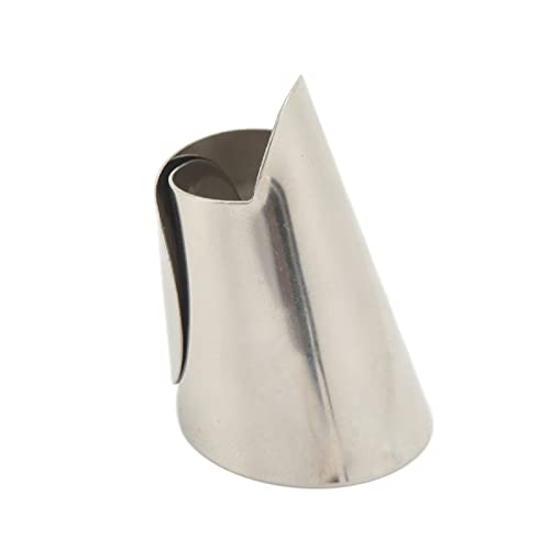 Glomora Salvadita in Acciaio Inox, salvadita Regolabile per Evitare lesioni, affettare e tritare, per Tagliare con Coltello