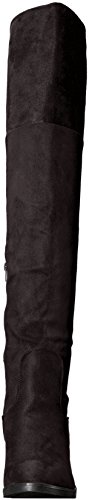 Brinley Co. Womens Regular And Wide-Calf Round Toe Faux Suede Tall Boots Black, 10 Wide Calf Us #TOP1