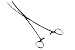 SE 613FC 12" Stainless Steel Self-Locking Curved Forceps