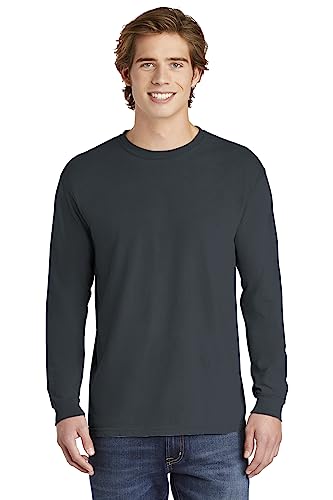 Image of Comfort Colors Adult Long Sleeve Tee, Style 6014 Denim