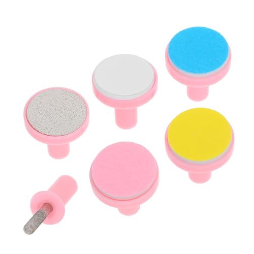 Healvian Nail Clippers Polish Disc Baby Electric Nail Filer Replacement Pads 6pcs Set for Toddlers Infants Newborns Safe Nail Trimmer for Boys and Girls