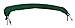 Survivor Marine Products Bimini Top Storage Boot, Zippered, Width 91 - 96 inch,  Hunter Green