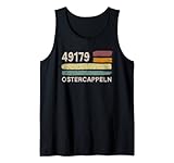 Du wohnst in Ostercappeln oder bist dort geboren? Dann ist dieses vintage Gemeinde Design perfekt für dich. Es ist die Postleitzahl 49179 und der Name Ostercappeln zu sehen.