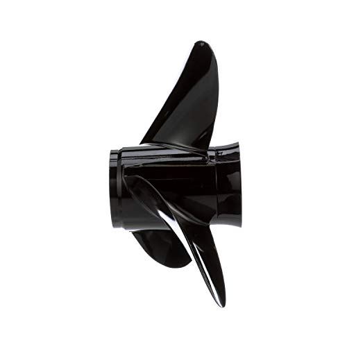 Quicksilver Black Diamond Bravo Two Propeller Black Finish, 17.5 Dia X 23 Pitch, Right Hand #TOP3