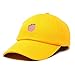 DALIX Peach Embroidered Dad Cap Cotton Baseball Hat Women in Gold