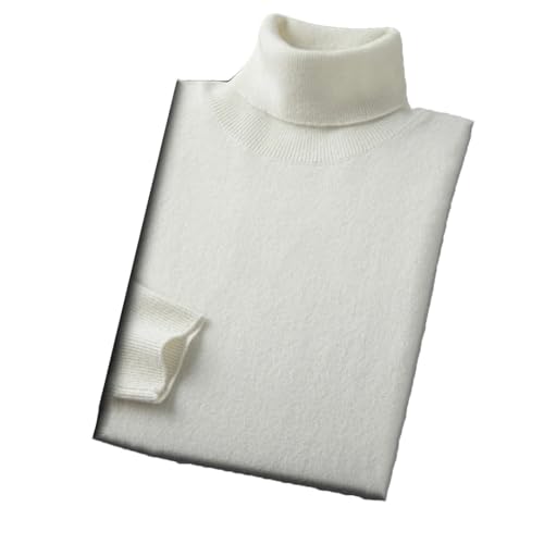 Men's Turtlenecks Knit Pullovers Youth Loose Warm Business Casual Solid Autumn Winter Cashmere Sweater