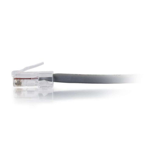 Image of C2G 00941 Cat5e Cable - Non-Booted Unshielded Ethernet Network Patch Cable, Gray (6 Inches)
