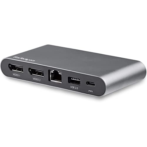 StarTech.com USB-C Multiport Adapter - Dual-Monitor - Windows - USB-C to Dual 4K DisplayPort Adapter...