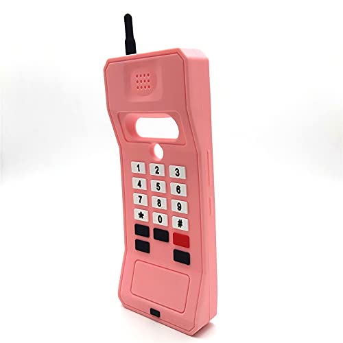 for LG Stylo 6 Case LG K71 Case Cute LG Stylo 6 Phone Case 3D Cartoon Retro Classic Cellular Shaped Women Girls Soft Silicone Rubber Cover Shockproof Protector for LG Stylo 6 K71 (Pink, Stylo 6)