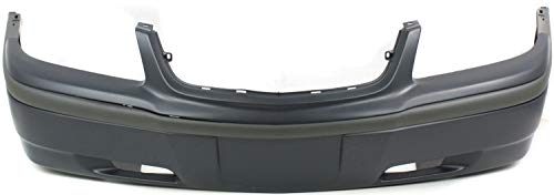 Evan Fischer Front Bumper Cover Compatible with 2000-2005 Chevrolet Impala Primed with Body Side Molding Base Model