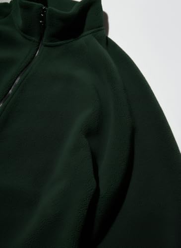 Image of UNSTD Men Plus Size Fleece Jacket for Men Standard Length | Winter Wear Full Sleeves Zipper Jacket | Warm & Comfortable Big and Tall Jacket