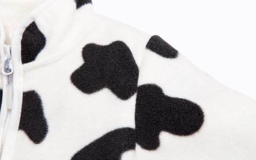 LittleSpring Kids Polar Fleece Jackets Fur Lined Winter Printed Outerwear4