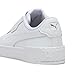 Puma Women's Carina 3.0 Sneaker, Puma White-Puma White-Puma Silver, 10.5