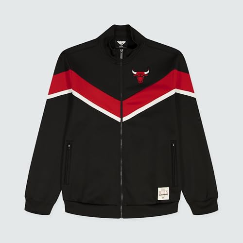 Image of GAME 7 NBA mens X Nba Men's Officially Licensed Long Sleeve Neoprene Zip Up Sweatshirt
