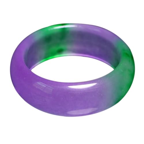 Bijoux en jade vert et violet pour femme : le cadeau idéal avec boîte de rangement incluse