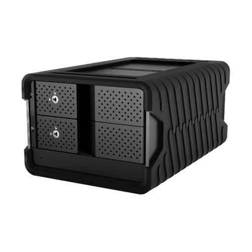 Image of Glyph Technologies Blackbox PRO RAID 16TB (2x8TB) 2-Bay USB-C 3.2 Gen 2 RAID Array, Black