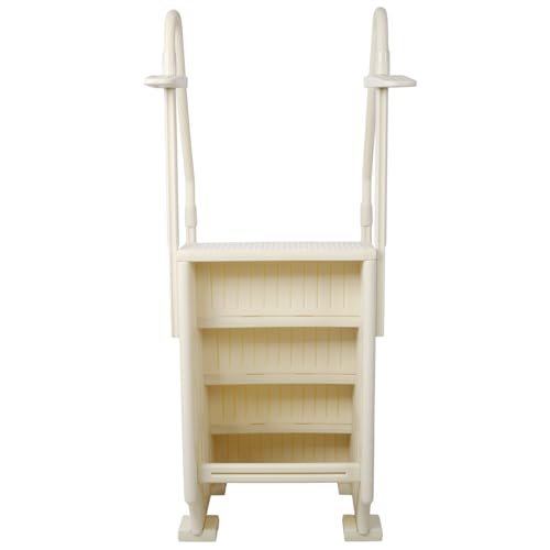 Escalera para piscina elevada con 4 escalones de seguridad miniatura 7