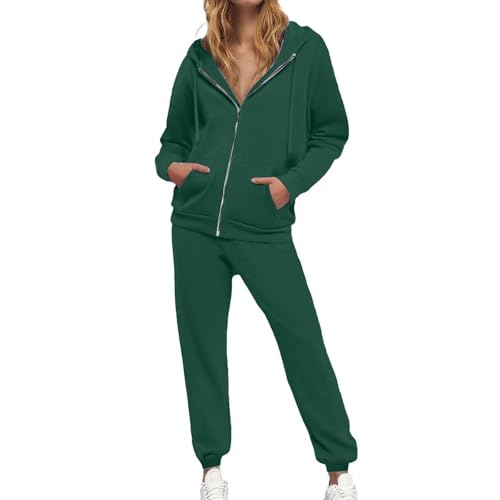 Sudadera con capucha mujer y pantalones altos conjunto casual dos piezas