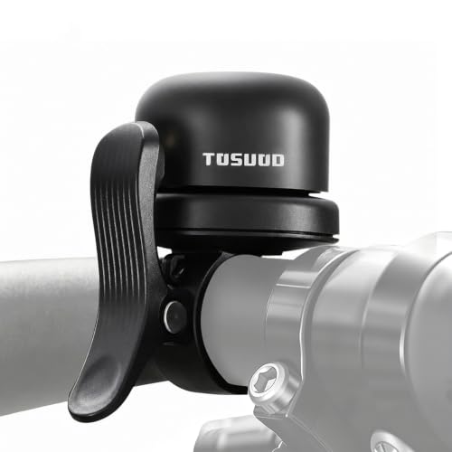 Timbre de bicicleta oculto impermeable para rastreador GPS y manillares de 22.2 a 31.8 mm