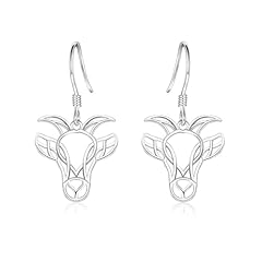 Celtic Goat Skull Earrings