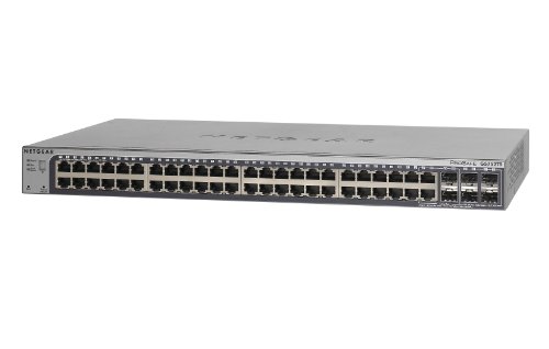NETGEAR 52-Port Gigabit Stackable Smart Switch (GS752TSB) - 48 x 1G, Managed, with 6 x 1G/2.5G SFP, Desktop or Rackmount, and Limited Lifetime Protection
