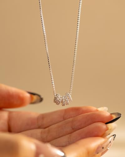 Bijoux tendance cadeaux mignons collier à breloques zircone