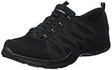 Skechers Damen GRATIS Gratitude Sneaker, Black Mesh/Leather/Synthetic/Black Trim, 41 EU