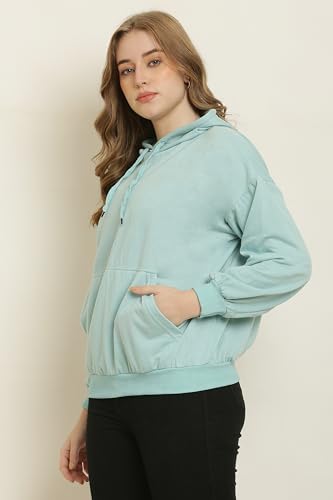 Image of CANIDAE Women's Sweatshirt & Hoodies, Fleece Material Full Sleeves, Women Winter Wear, Hooded Neck Regular Fit Long Sleeve Womens Sweatshirt || Small to 12XL || Plus Sizes ||