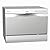 Midea MDC22P2ASS Countertop Dishwasher, 6 Place Settings & 6+2 Washing Cycles Portable Dishwashers, Energy Star Dish Washer for Dorm, RV & Apartment, Silver