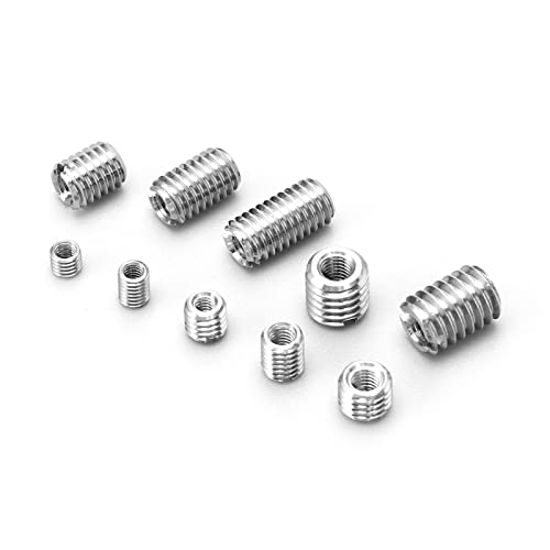 55Pcs Insert Nut, Threaded M2 M2.5 M3 Stainless Steel Fastener Assortment for Repair for Wood Hardwoods Plywood Softwoods - Image 2