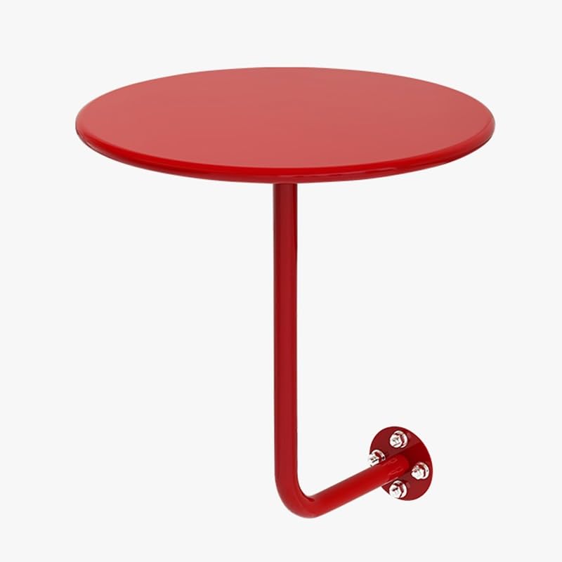 Table basse ronde murale meuble gain de place petite table d'appoint de café